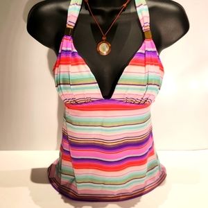 Victoria's Secret Tankini Striped Top